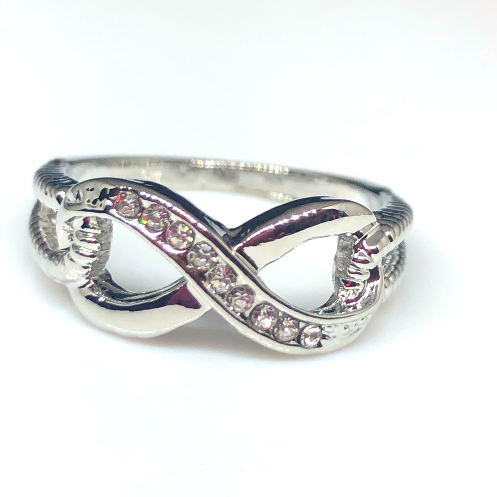 Silver Infinity Symbol Ring - image 1
